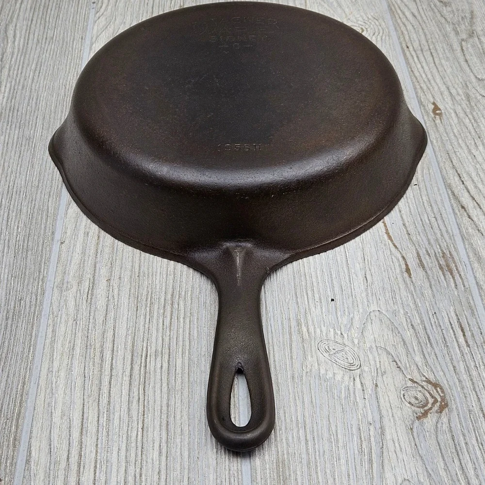 Vtg Wagner Ware Sidney O Cast Iron Skillet 6 Stylized Logo 1056H 9